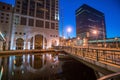 Downtown Milwaukee skyline in USA Royalty Free Stock Photo