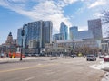 Minneapolis, Minnesota, March,19,2019. downtown  Minneapolis, during day time. Royalty Free Stock Photo