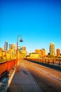 Downtown Minneapolis, Minnesota in the morning Royalty Free Stock Photo