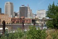 Downtown City of St. Paul, Minnesota Royalty Free Stock Photo