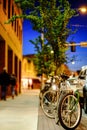 Downtown Missoula at night