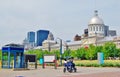 Downtown Montreal, and Bonsecours Market in Quebec Royalty Free Stock Photo