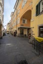 The downtown of Muggia, Italy
