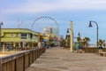 Downtown Myrtle Beach Boardwalk And Cityscape