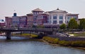 Downtown Napa Riverfront Buildings Royalty Free Stock Photo