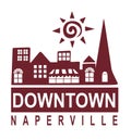 Downtown Naperville Illinois United States