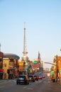 Downtown Nashville cityscape in the morning