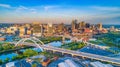 Downtown Nashville, Tennessee, USA Aerial