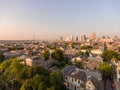 Downtown New Orleans, Louisiana cityscape at sunrise Royalty Free Stock Photo