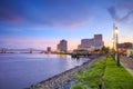 Downtown New Orleans, Louisiana and the Missisippi River