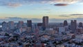 Downtown New Orleans, Louisiana at sunset Royalty Free Stock Photo