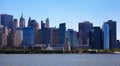 Downtown New York City Skyline Royalty Free Stock Photo
