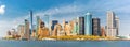 Downtown New York skyline panorama