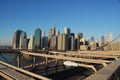 Downtown NYC Skyline Royalty Free Stock Photo