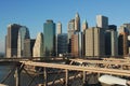 Downtown NYC Skyline Royalty Free Stock Photo