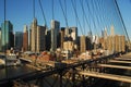 Downtown NYC Skyline Royalty Free Stock Photo