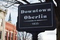 Downtown Oberlin Sign