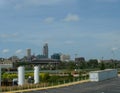 Downtown Omaha, Nebraska skyline Royalty Free Stock Photo