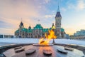 Downtown Ottawa city skyline, cityscape of Ontario Canada Royalty Free Stock Photo