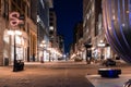 Downtown Ottawa at night. Canada Royalty Free Stock Photo