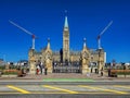 Downtown Ottawa, Parliament of Canada. Royalty Free Stock Photo