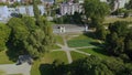 Downtown Park Konskie Park Centrum Aerial View Poland