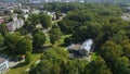 Downtown Park Konskie Park Centrum Aerial View Poland