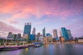 Downtown Perth skyline in Australia Royalty Free Stock Photo