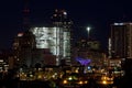 Downtown Phoenix Office Buildings at Night Royalty Free Stock Photo