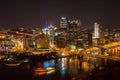 Downtown Pittsburgh at Night