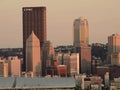 Downtown Pittsburgh at Sunset