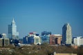 Downtown Raleigh, North Carolina Metro Building Skyline Royalty Free Stock Photo