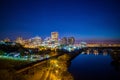 Downtown Richmond, Virginia skyline Royalty Free Stock Photo