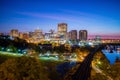 Downtown Richmond, Virginia skyline Royalty Free Stock Photo