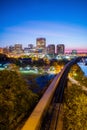 Downtown Richmond, Virginia skyline Royalty Free Stock Photo