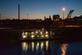 Maritime activity in Saint John port