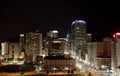 Downtown Salt Lake City at night