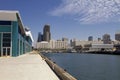 Downtown San Diego From The Broadway Harbor Pier Royalty Free Stock Photo