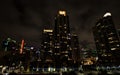 Downtown San Diego at night skyline