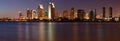 Downtown San Diego panorama Royalty Free Stock Photo