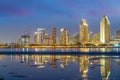 Downtown San Diego skyline in California, USA Royalty Free Stock Photo