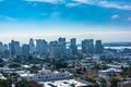 Downtown San Diego view from above, California Royalty Free Stock Photo