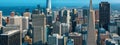 Downtown San Francisco aerial view Royalty Free Stock Photo