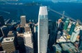 Downtown San Francisco aerial view Royalty Free Stock Photo