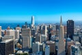 Downtown San Francisco aerial view