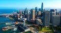 Downtown San Francisco aerial view Royalty Free Stock Photo