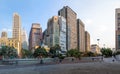 Downtown Sao Paulo skyline with old Banespa Altino Arantes and Martinelli Buildings - Sao Paulo, Brazil