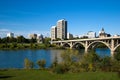 Downtown Saskatoon Royalty Free Stock Photo