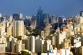 Downtown Sau Paulo in Brazil Royalty Free Stock Photo