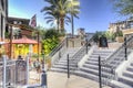 Downtown Scottsdale Arizona in the Waterfront District Public Patio and Stairs.